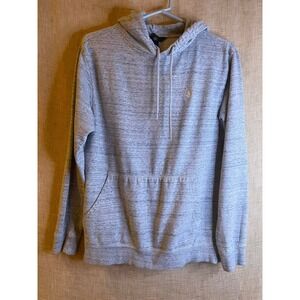 Volcom Pullover Hoodie Heather Gray Drawstring Casual Comfy Mens Size M‎